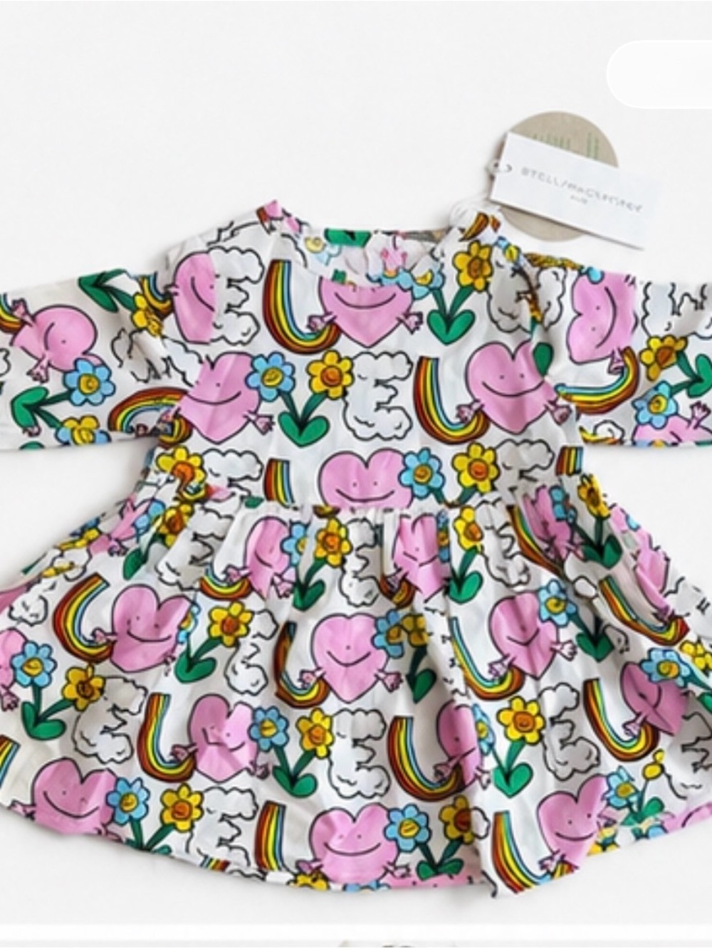 Stella McCartney Earth Friends Print Dress and Bloomers Set